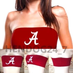Alabama Crimson Tide Bandeau Tube Top by Venley